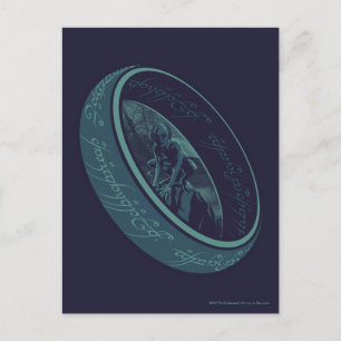 DER EINE RING™ GOLLUM™ Grafik Postkarte