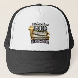 Der eine wahre GOTT- EL SHADDAI - Christlich Truckerkappe