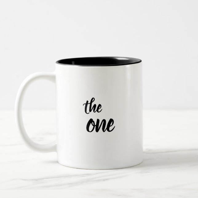 Der Eine Zweifarbige Tasse (Links)