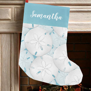 Der einfache Strand Tropischer Sand Dollar Kleiner Weihnachtsstrumpf