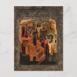 Der Eingang der Gottesmutter in den Tempel Postkarte