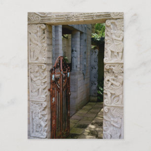 Der Eingang Postkarte