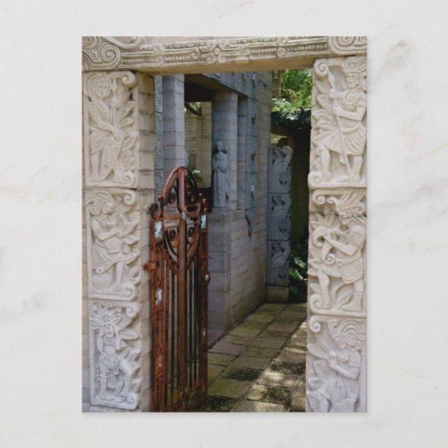 Der Eingang Postkarte (Vorderseite)