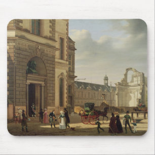 Der Eingang zu Musee de Louvre und St. Mousepad