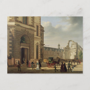 Der Eingang zum Louvre und zur St. Postkarte