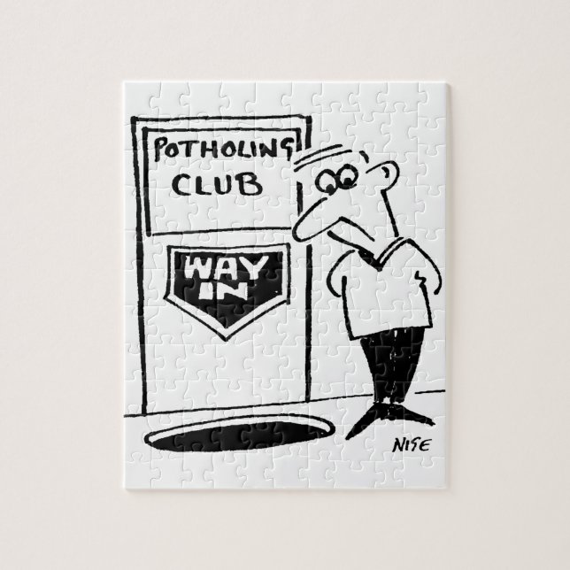 Der Eingang zum Potholing Club befindet sich im Er (Vertikal)