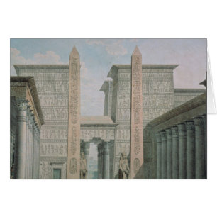 Der Eingang zum Tempel, Szene III der Tat I