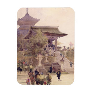Der Eingang zum Tempel von Kiyomizu-Dera, Kyoto Magnet