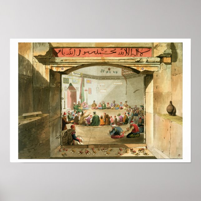 Der Eingang zum Turm der Winde, Athen Poster (Vorne)