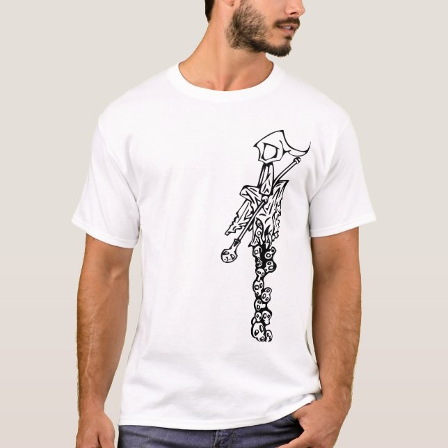 Der einsame Sensenmann T-Shirt (Vorderseite)