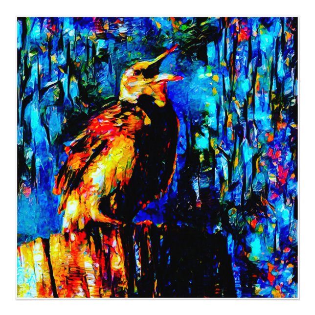 Der einsame Vogel 2 Fotodruck (Vorne)