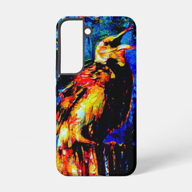 Der einsame Vogel 2 Samsung Galaxy Hülle (Rückseite)