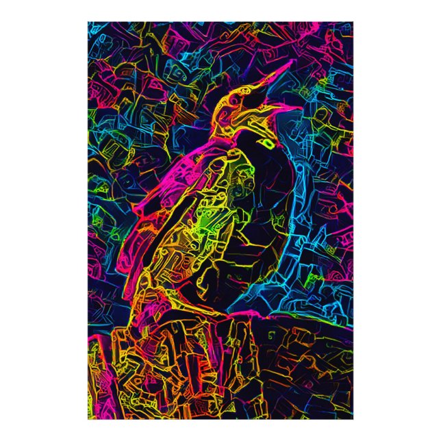 Der einsame Vogel 3 Fotodruck (Vorne)