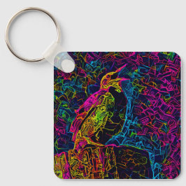 Der einsame Vogel 3 Schlüsselanhänger