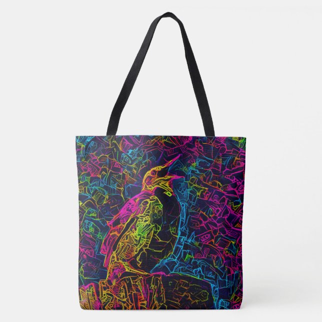 Der einsame Vogel 3 Tasche (Vorderseite)