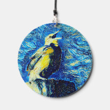 Der einsame Vogel-VanGogh-Stil