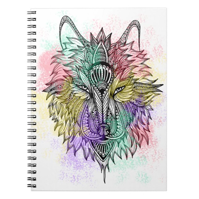 Der einsame Wolf Notizblock (Vorderseite)