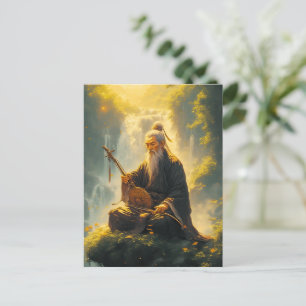 Der Einsiedler Shan Shui Postkarte