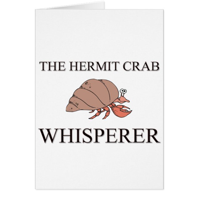 Der EinsiedlerkrebsWhisperer (Vorne)