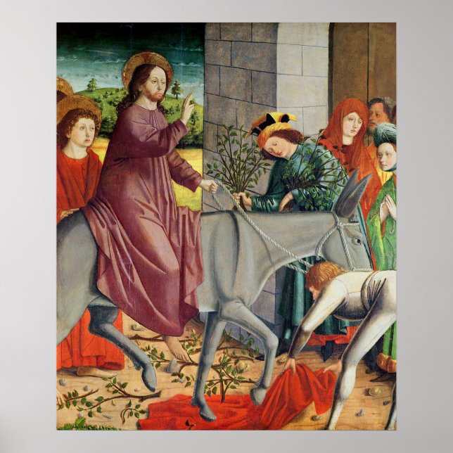 Der Eintritt Christi in Jerusalem Poster (Vorne)