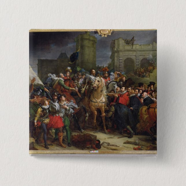 Der Eintritt von Henri IV in Paris Button (Vorderseite)