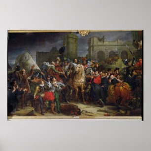 Der Eintritt von Henri IV in Paris Poster