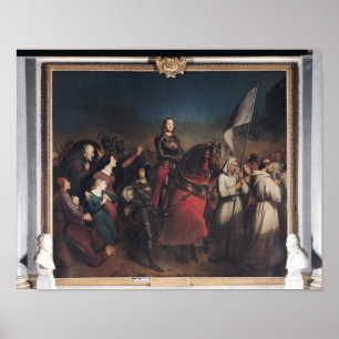 Der Eintritt von Jeanne d'Arc in Orleans Poster