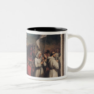 Der Eintritt von Jeanne d'Arc in Orleans Zweifarbige Tasse