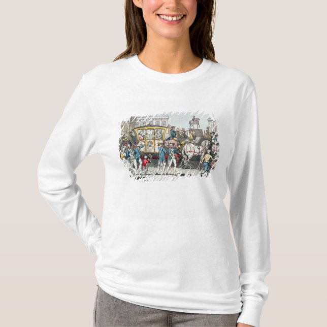 Der Eintritt von Louis XVI in Paris T-Shirt (Vorderseite)