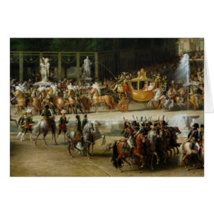 Der Eintritt von Napoleon und von Marie-Louise