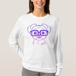 Der einzigartige der Flowy Hand gezeichneten Nerdy T-Shirt