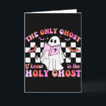 Der einzige Geist, den ich kenne, ist der Heilige  Karte<br><div class="desc">Der einzige Geist,  den ich kenne,  ist der Heilige Geist Christlich Halloween</div>