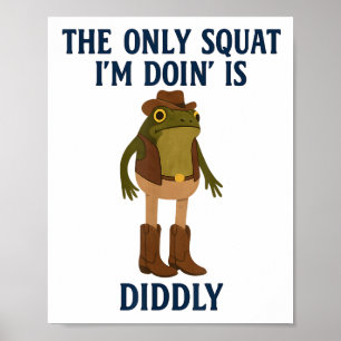 Der einzige Platz, den ich tue, ist ein dreckiger, Poster