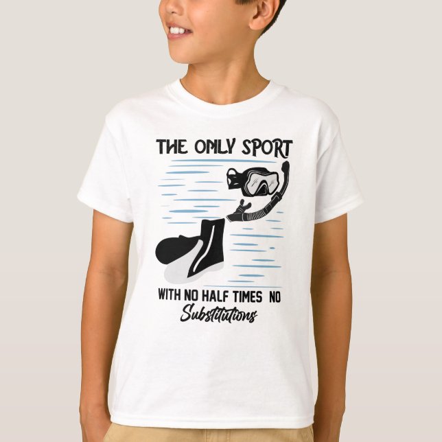 Der einzige Sport ohne Halbzeit - der Baden T-Shirt (Vorderseite)
