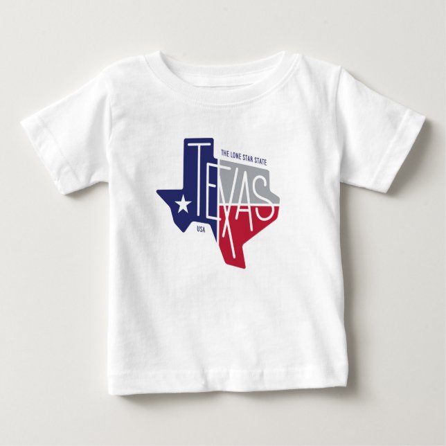 Der einzige Stern-Staat Baby T-shirt (Vorderseite)