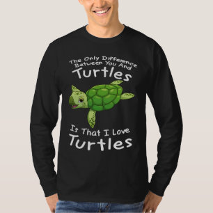 der einzige Unterschied zwischen dir und turles Sc T-Shirt