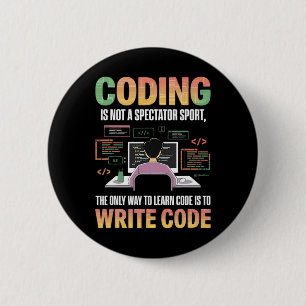 Der einzige Weg, Code zu lernen, ist, ihn zu progr Button