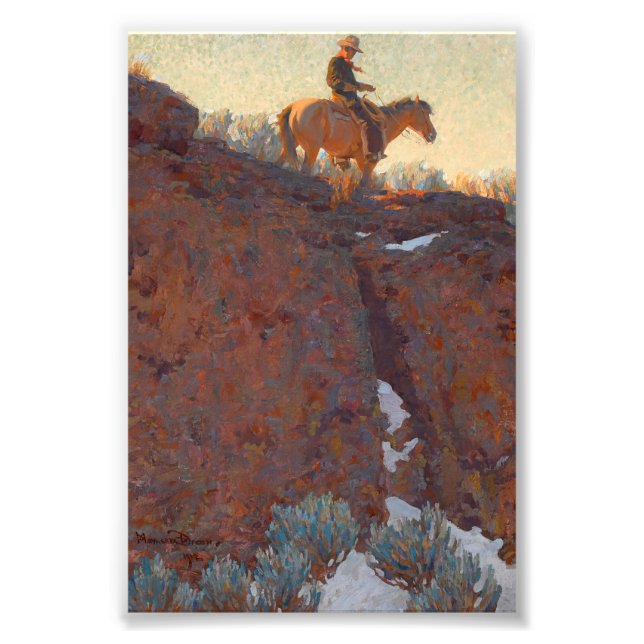Der einzige Weg von Maynard Dixon Fotodruck (Vorne)