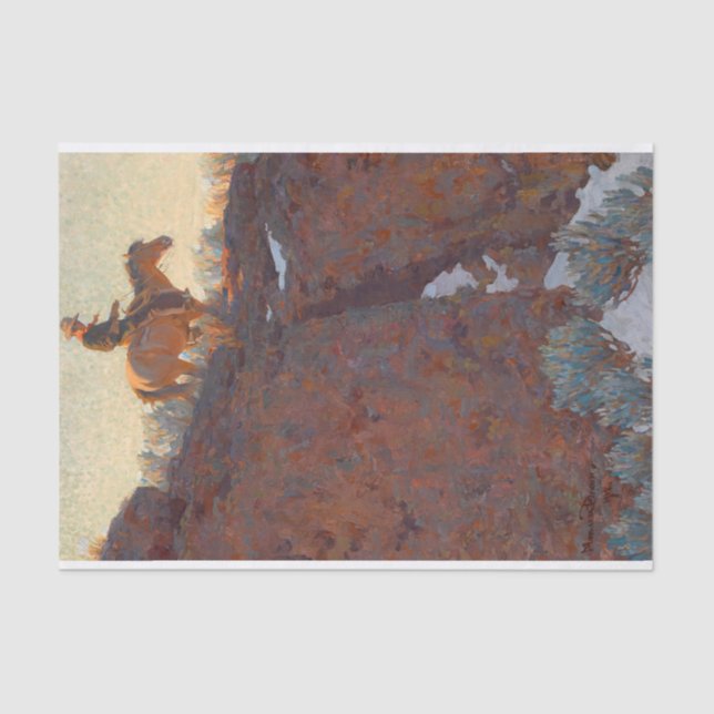 Der einzige Weg von Maynard Dixon Seidenpapier (Vorderseite)