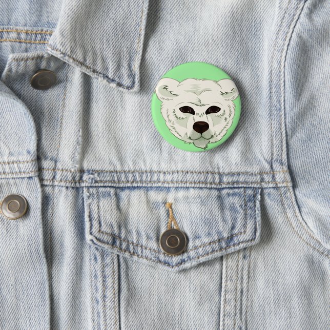 Der Eisbär // Button Pin (Beispiel)