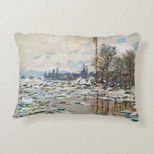 Der Eisbruch von Claude Monet Dekokissen