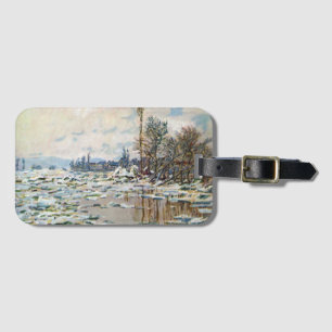 Der Eisbruch von Claude Monet Gepäckanhänger