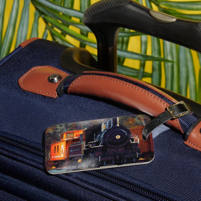 Der Eisenbahnbahnhof - Gepäckanhänger für Dampfzüg (Vorderseite Insitu 3)