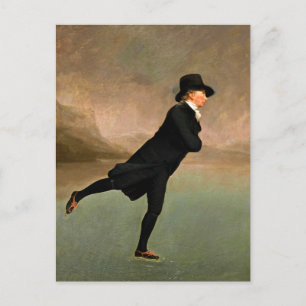 Der Eislauf-Minister von Henry Raeburn (um 1790) Postkarte