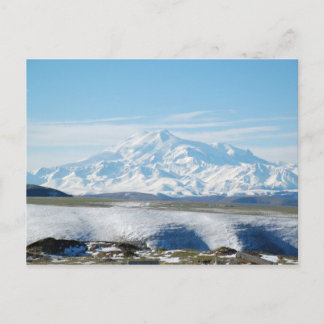 Der Elbrus (der höchste Berg Europas) Postkarte