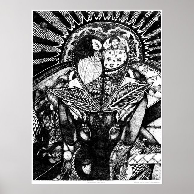 Der Elefant im Zimmer Poster (Vorne)