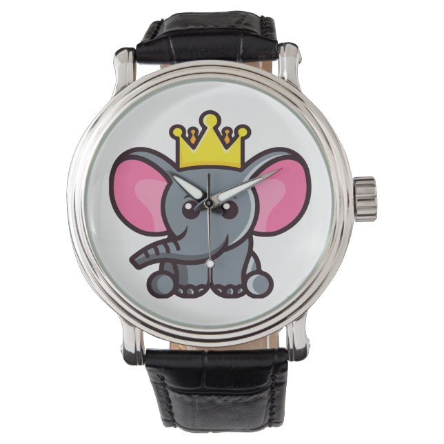 Der Elefantenkönig Armbanduhr (Vorderseite)