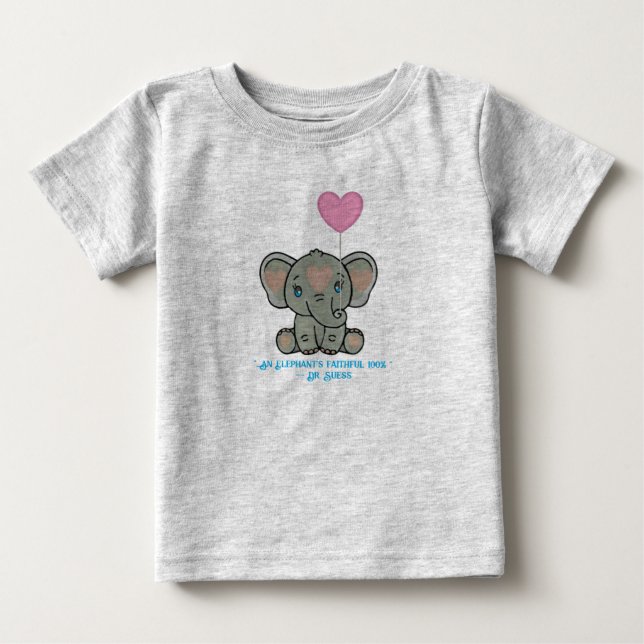 Der Elefantenprinz - Baby T-shirt (Vorderseite)