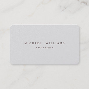DER elegante MINIMALISTISCHE PROFESSIONELLER perlt Visitenkarte