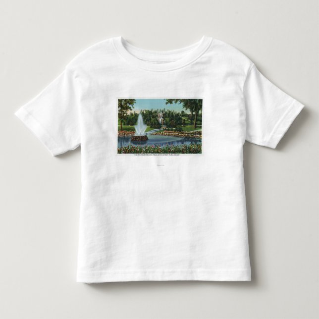 Der elektrische Brunnen und die Fälle Kleinkind T-shirt (Vorderseite)